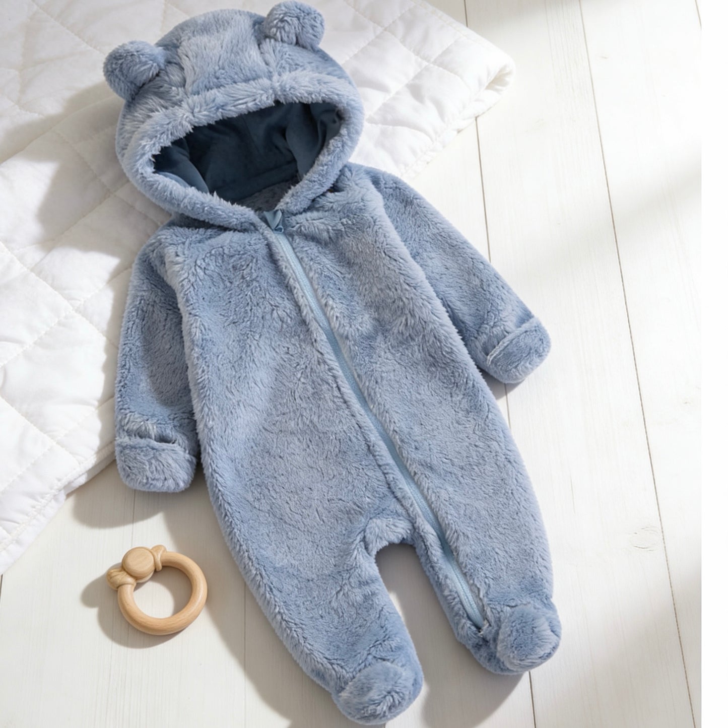 Teddy Bear Jumpsuit                             (With Hands And Feet)