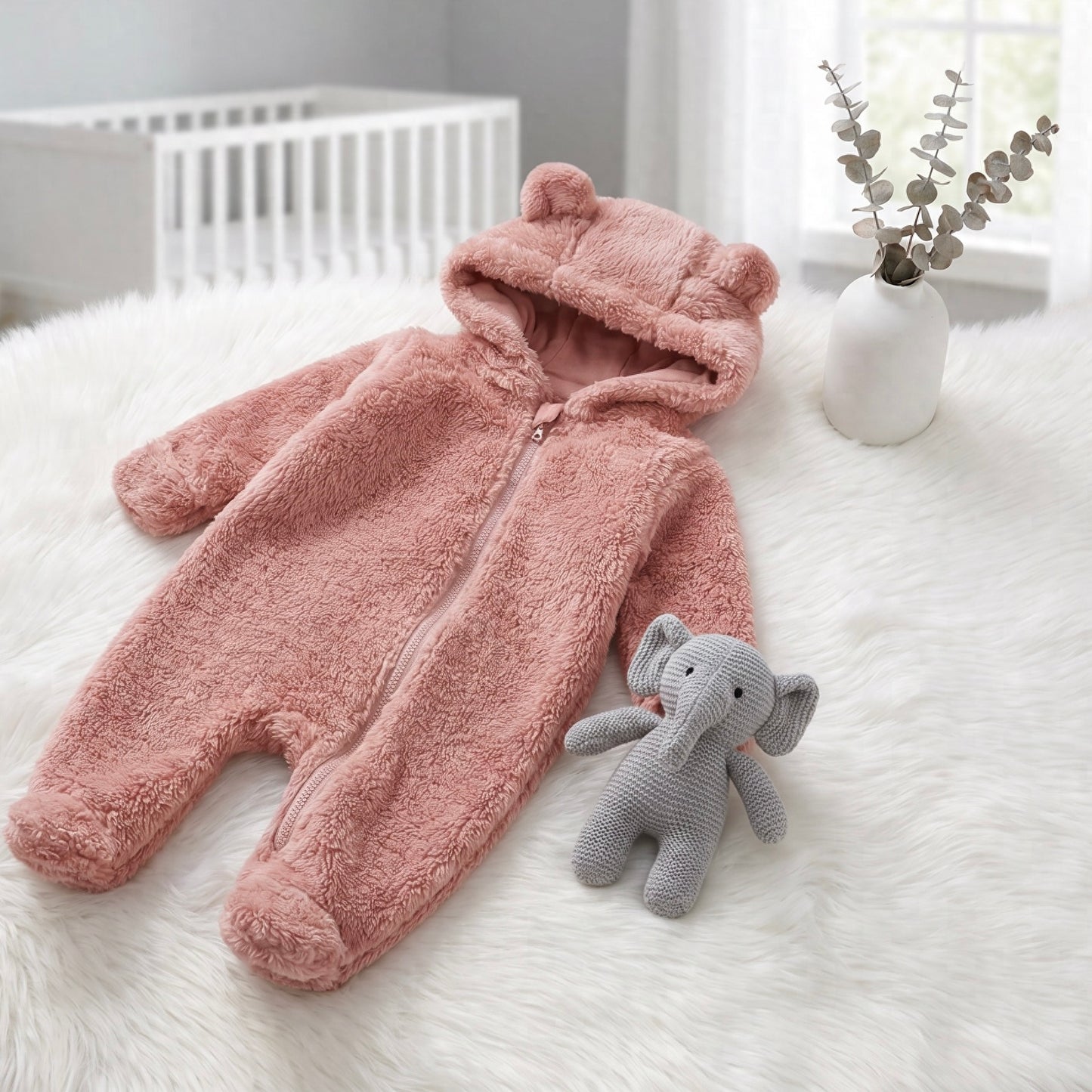 Teddy Bear Jumpsuit                             (With Hands And Feet)